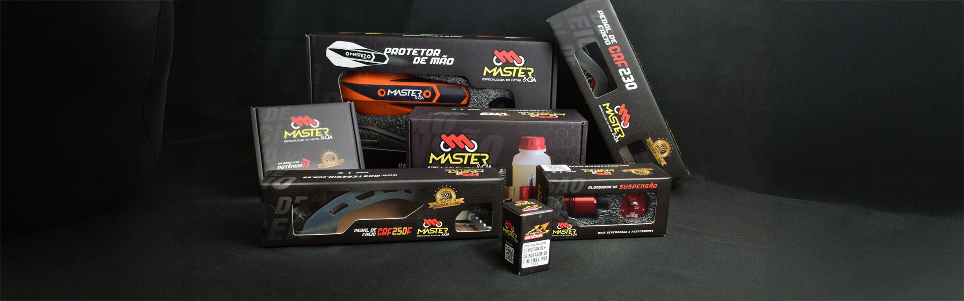 Linha de produtos Master & Cia
